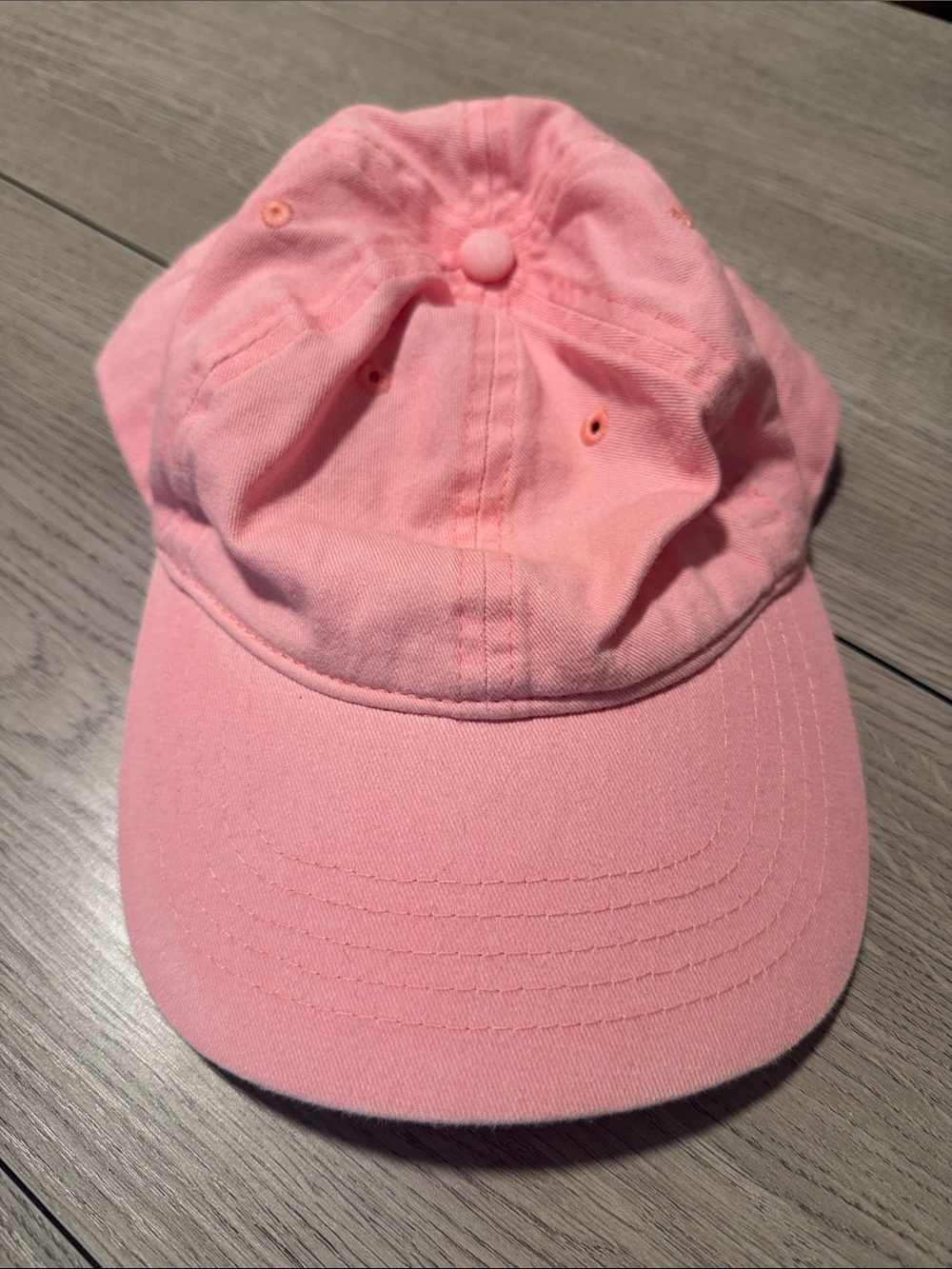 Everyday Pink Cotton Baseball Cap - Women's Casual Hat